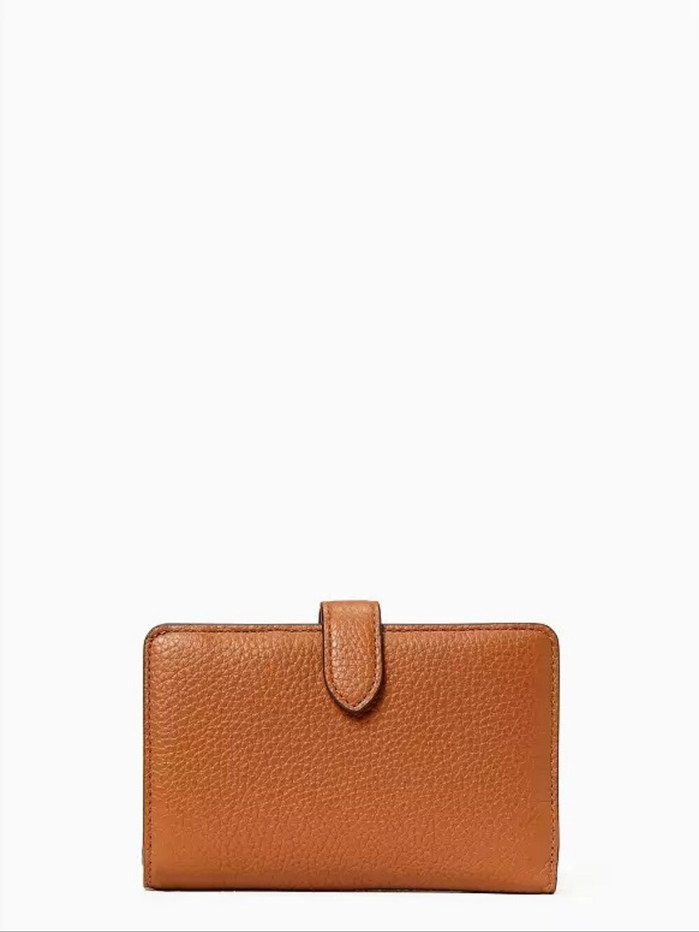 Kate Spade New York Tan Brown Pebbled Leather Zip/ Bi-fold Wallet NWT - Picture 3 of 16